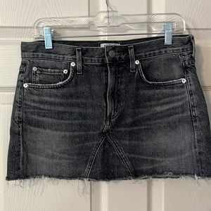 Dark denim skirt.  Agolde size 27